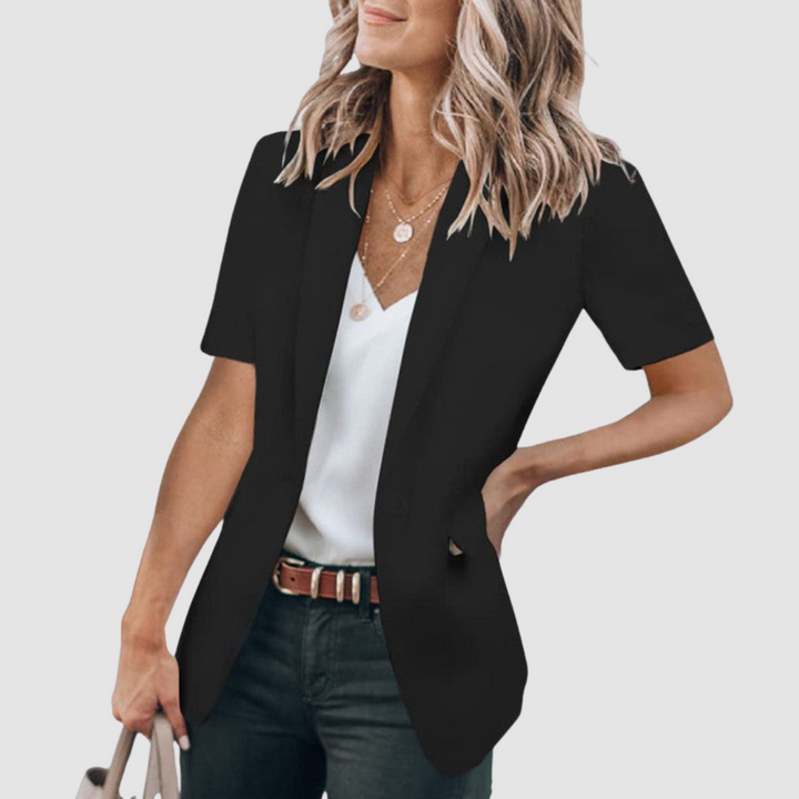 Dollie™ Blazer Moderno de Manga Corta