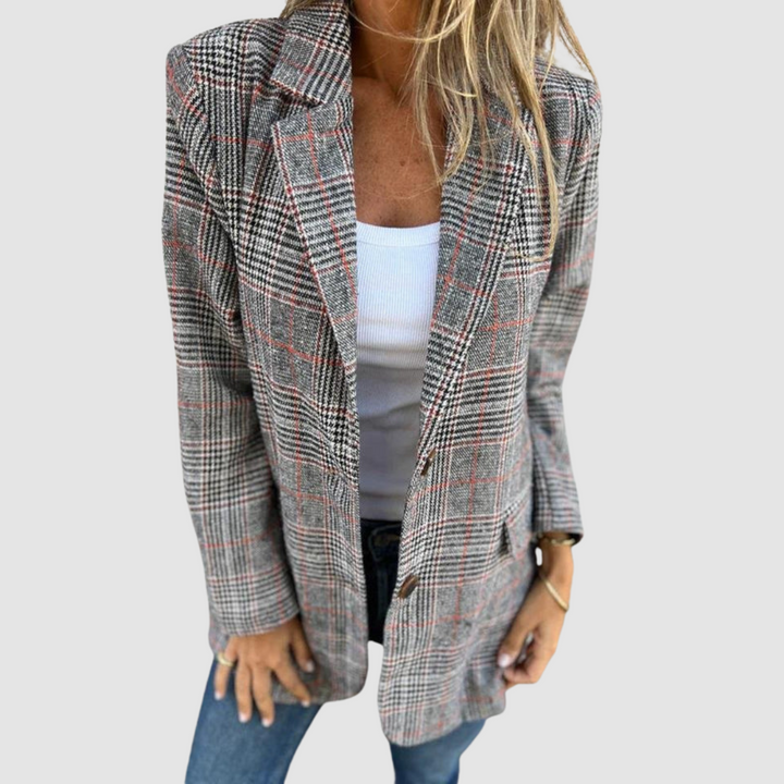 Isabel™ Elegante Blazer de Cuadros de Invierno