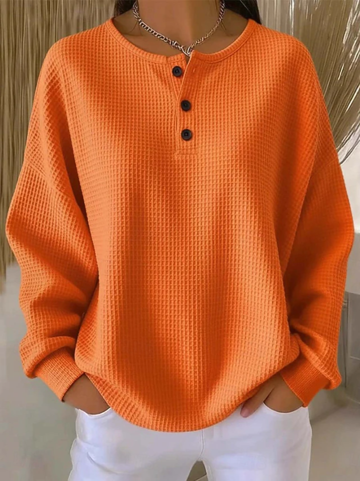 Gracia™ | Camisa de Manga Larga Relajada para Mujeres