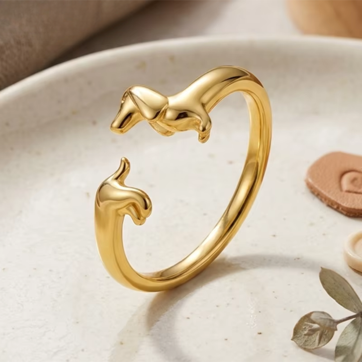 ANILLO DELICADO DE TECKEL AJUSTABLE