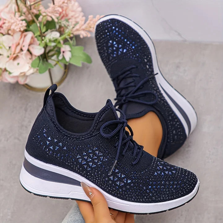 Giselle – Zapatos ortopédicos con strass brillantes