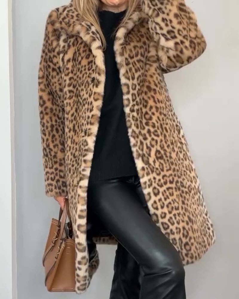 Abrigo Leopardo Elegante Lysandra™