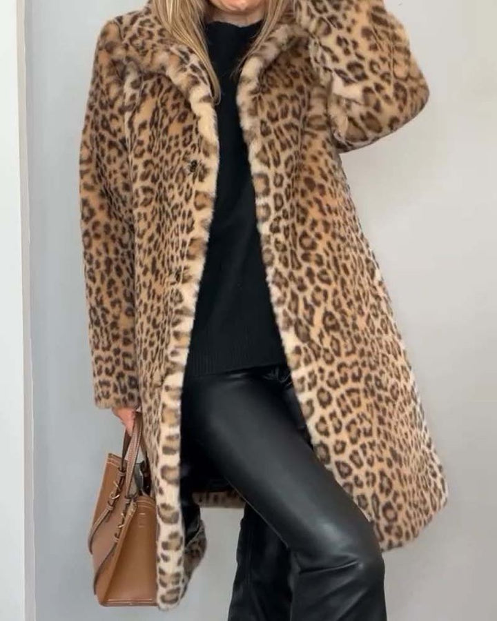 Abrigo Leopardo Elegante Lysandra™