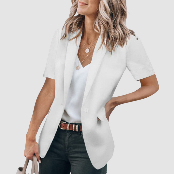 Dollie™ Blazer Moderno de Manga Corta
