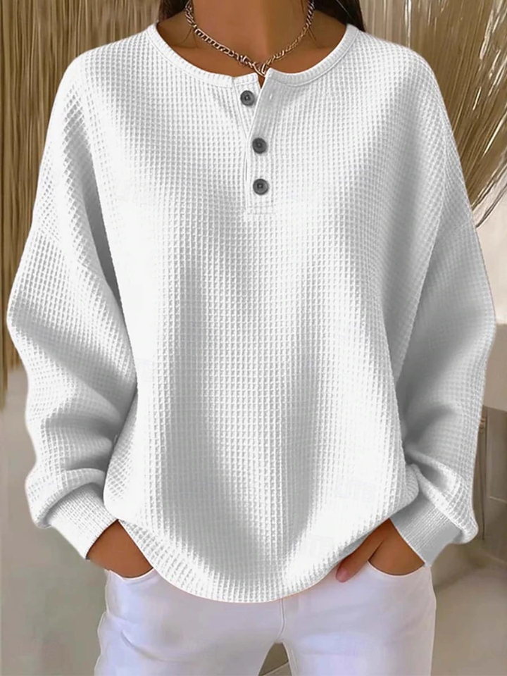 Gracia™ | Camisa de Manga Larga Relajada para Mujeres