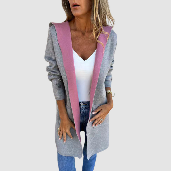 Chaqueta con Capucha Mariela™ Colorblock