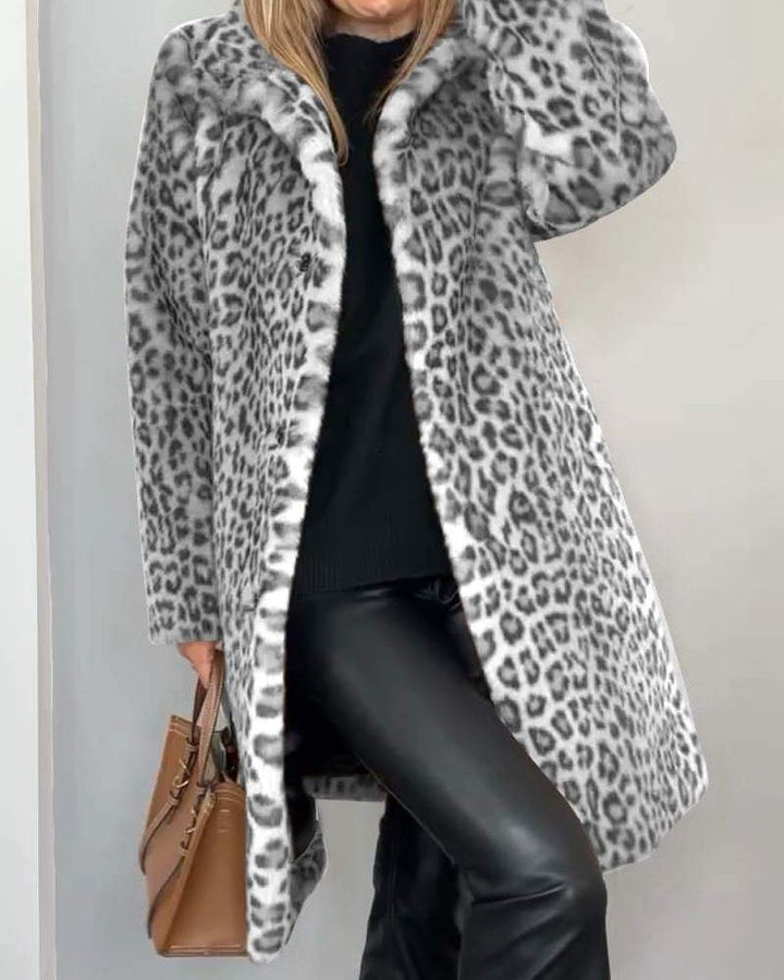 Abrigo Leopardo Elegante Lysandra™