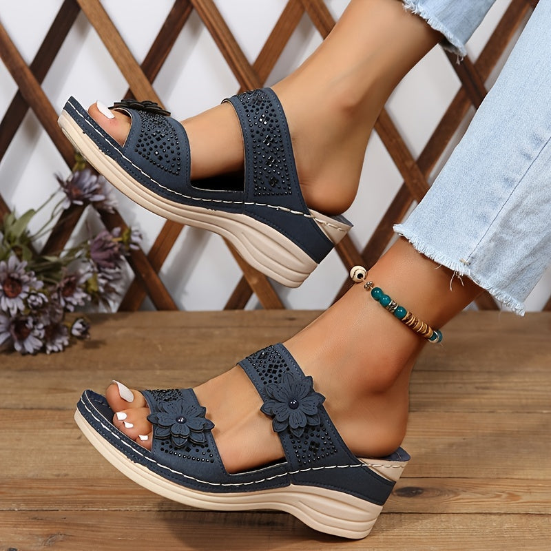 CRISTINA | Sandalias Confort Compensadas Rosalie