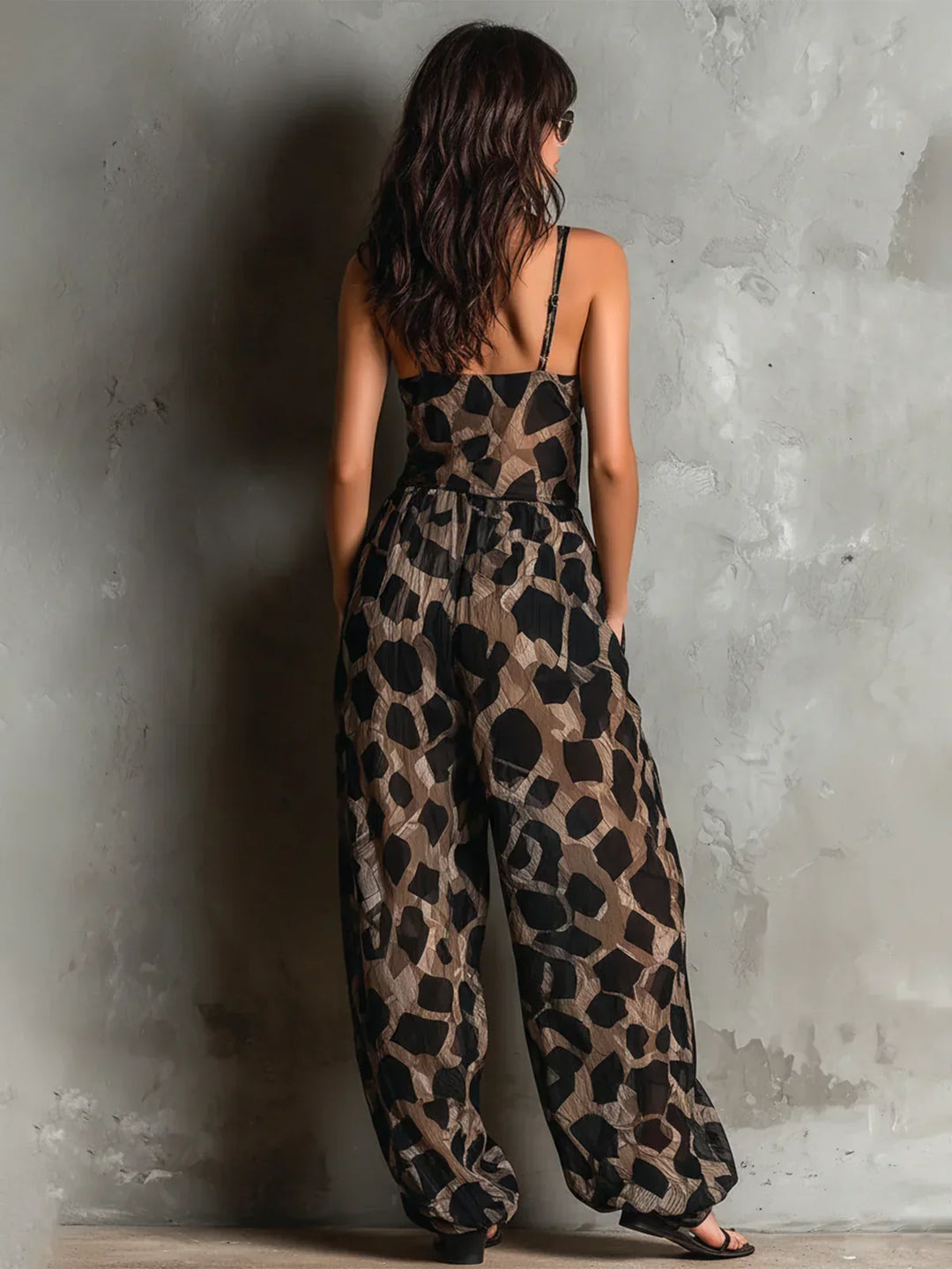 Mono Constance con estampado de leopardo