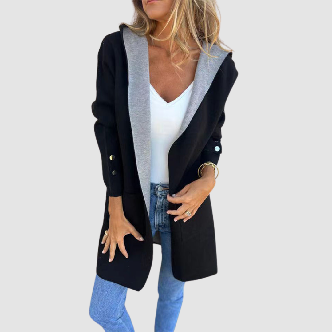 Chaqueta con Capucha Mariela™ Colorblock