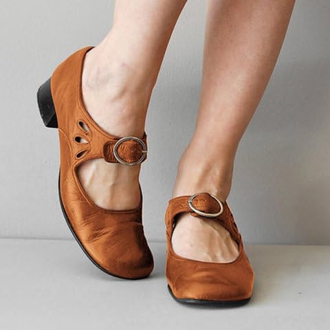 Denisa | Sandalias ortopédicas de piel con cómoda suela de cuña