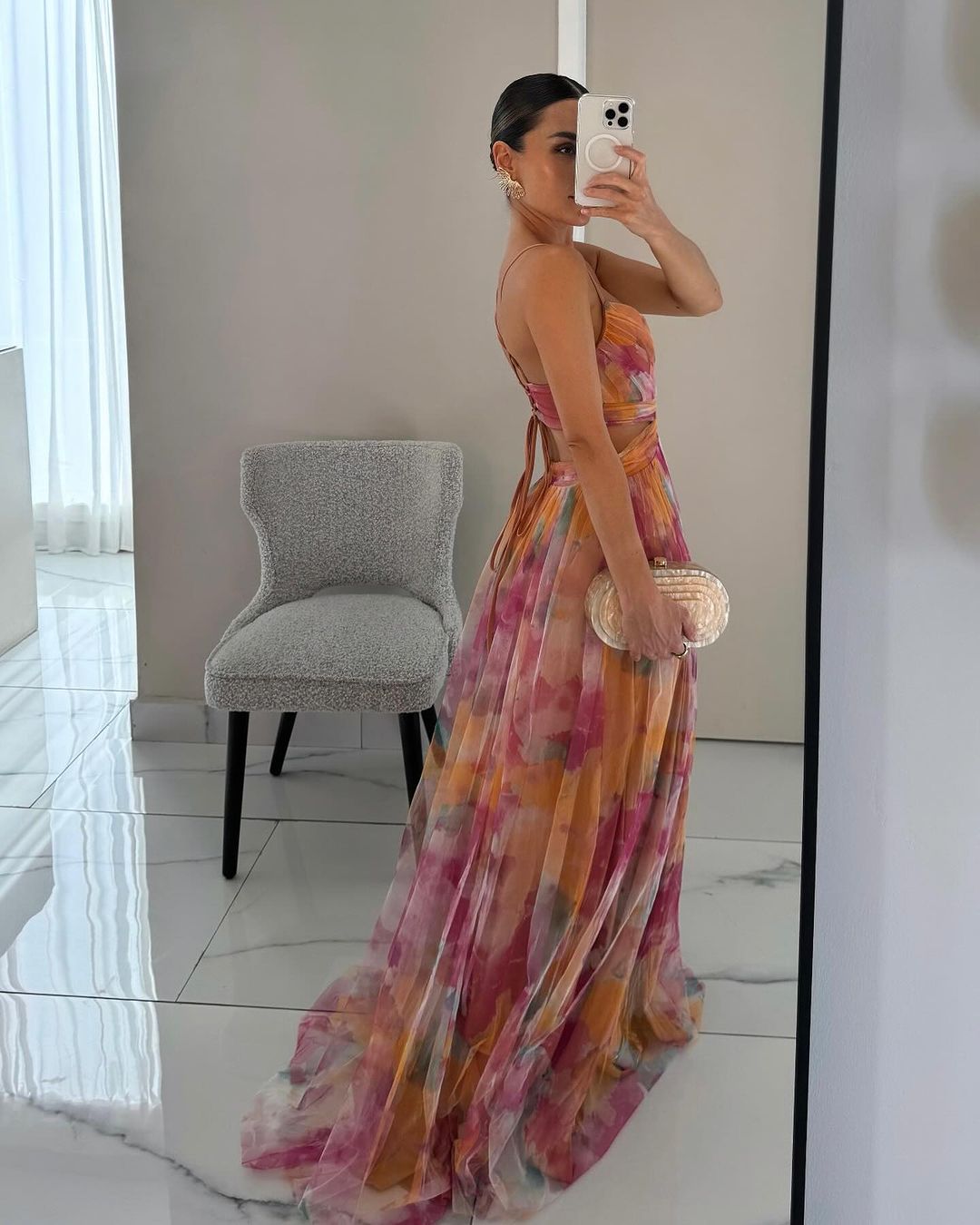 Gisela | Encantador Vestido Largo Floral