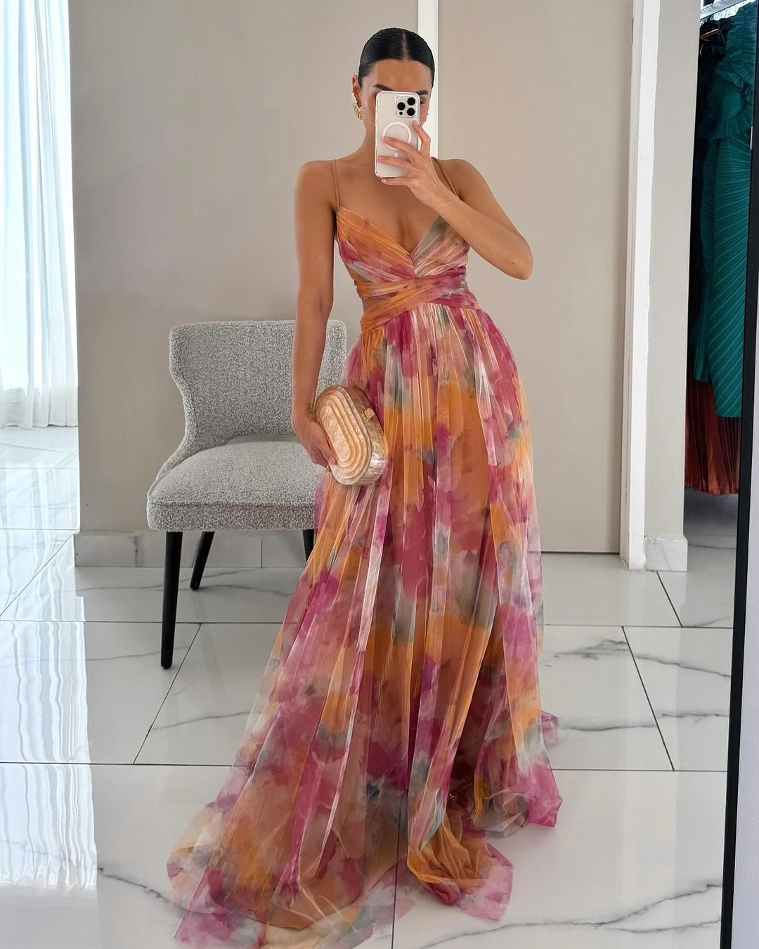 Gisela | Encantador Vestido Largo Floral