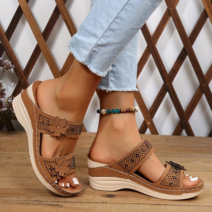 CRISTINA | Sandalias Confort Compensadas Rosalie