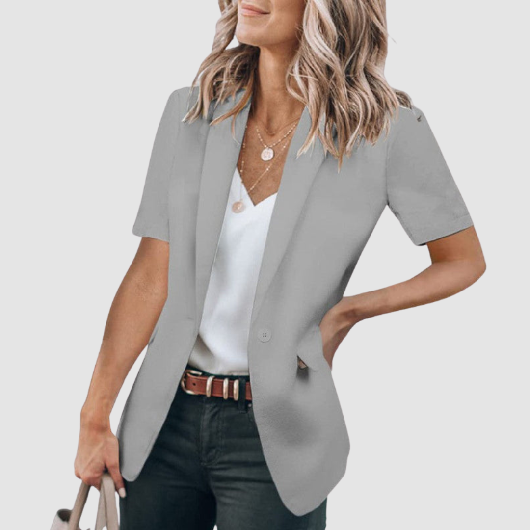 Dollie™ Blazer Moderno de Manga Corta