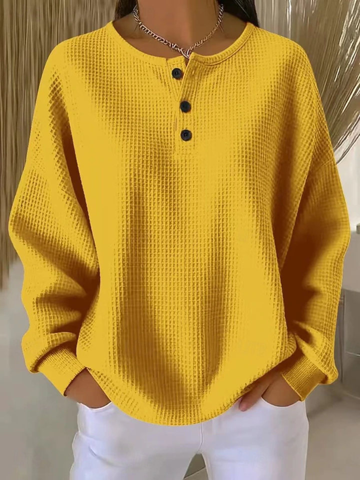 Gracia™ | Camisa de Manga Larga Relajada para Mujeres