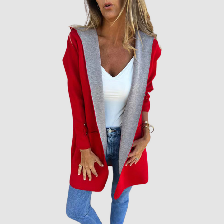 Chaqueta con Capucha Mariela™ Colorblock