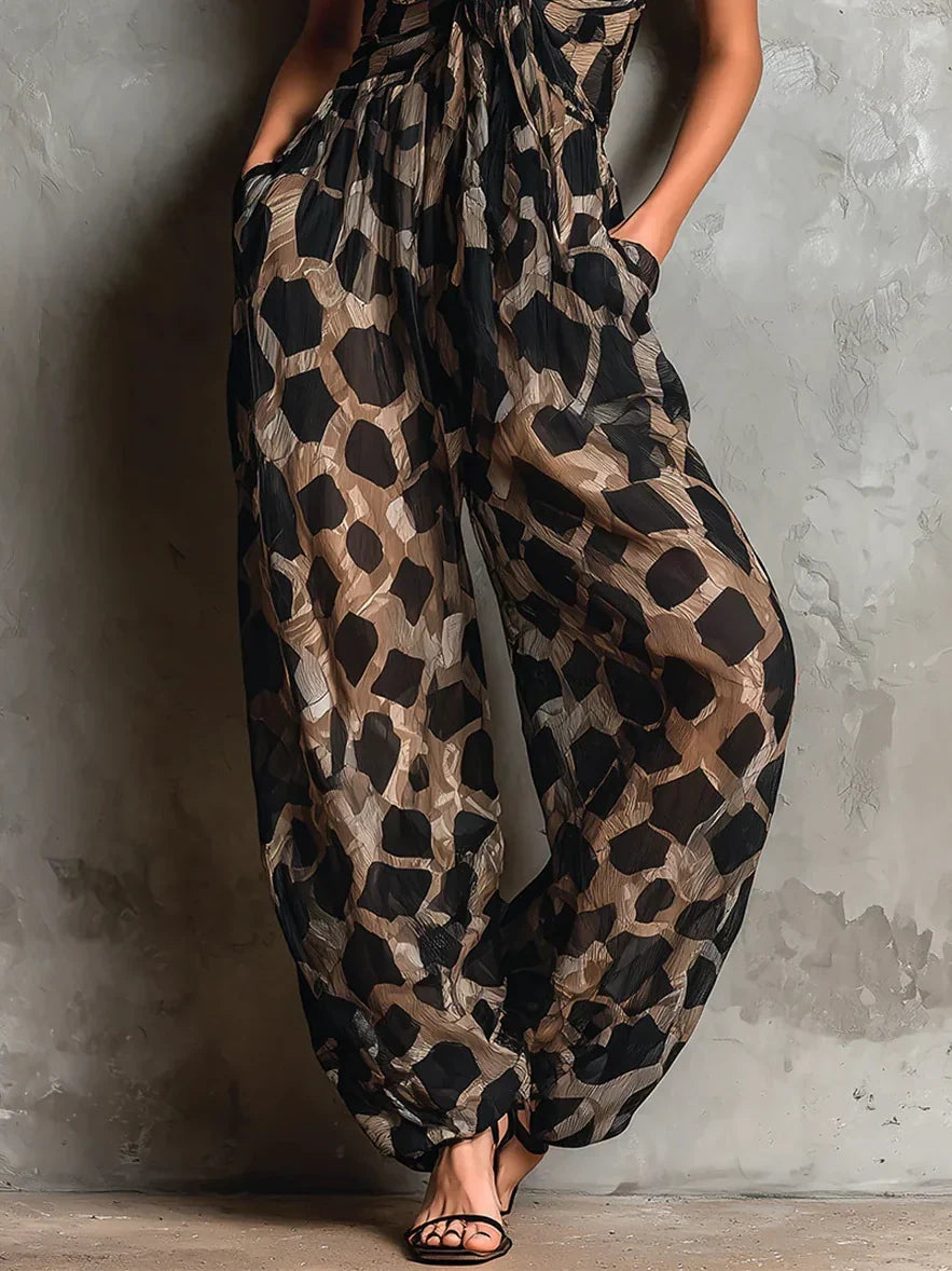 Mono Constance con estampado de leopardo