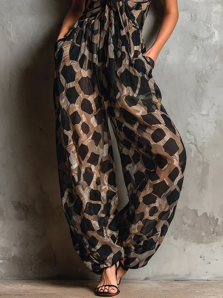 Mono Constance con estampado de leopardo