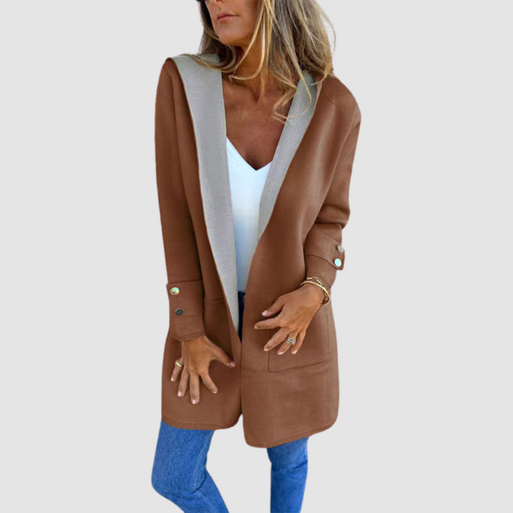 Chaqueta con Capucha Mariela™ Colorblock