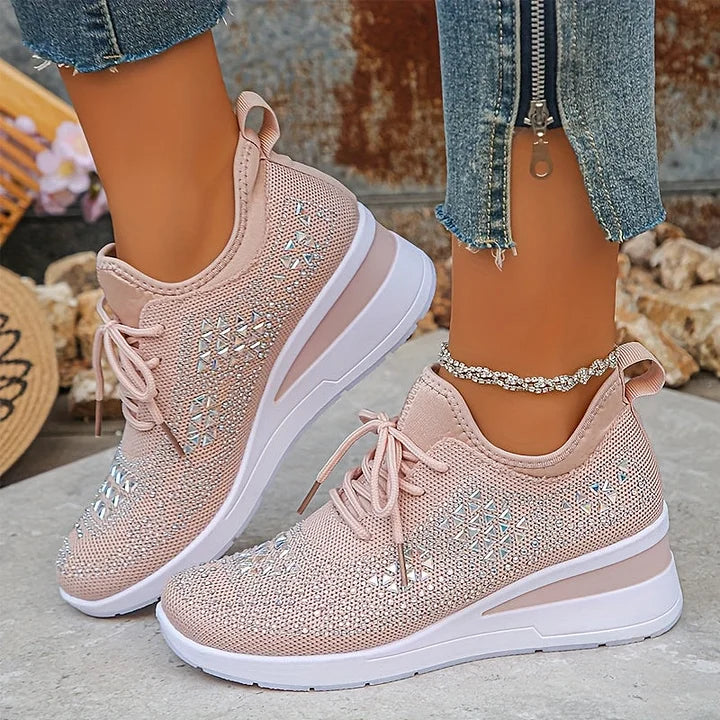 Giselle – Zapatos ortopédicos con strass brillantes