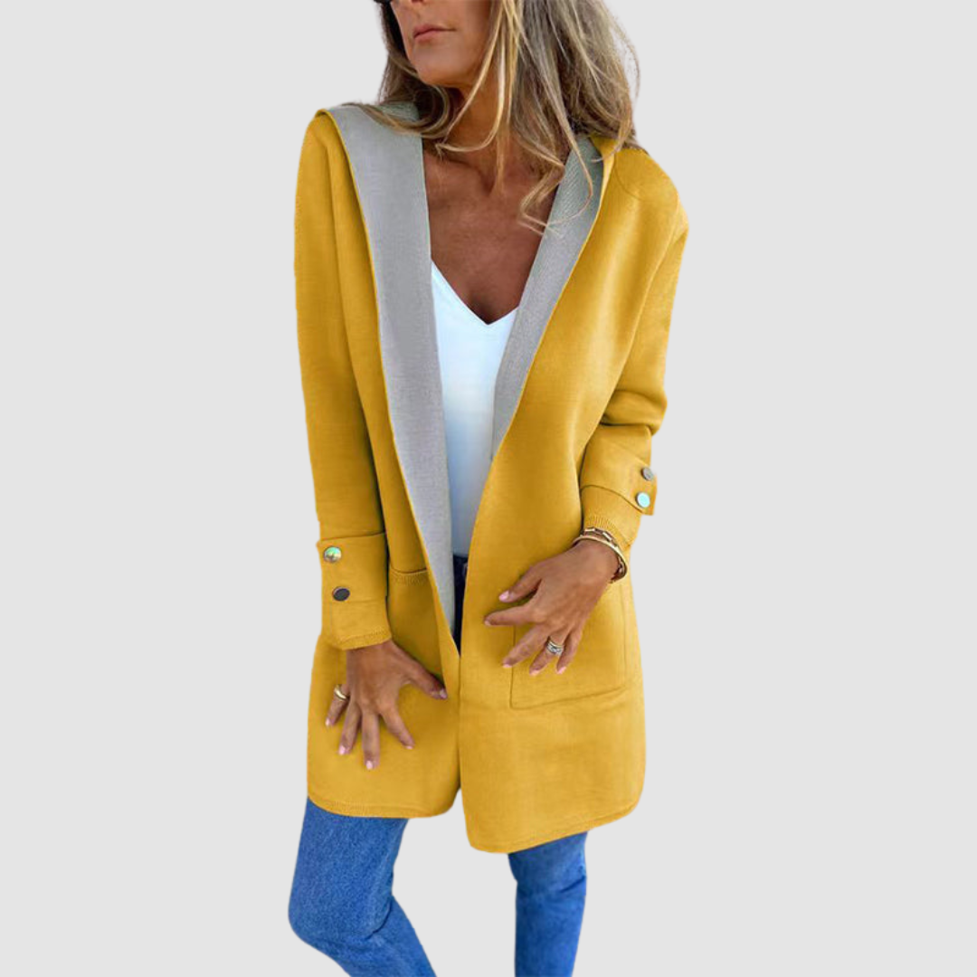 Chaqueta con Capucha Mariela™ Colorblock