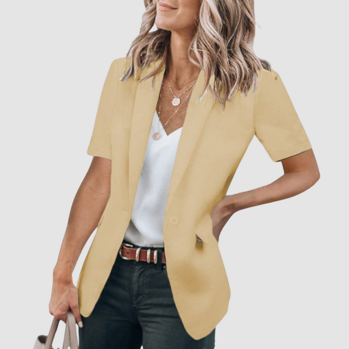 Dollie™ Blazer Moderno de Manga Corta