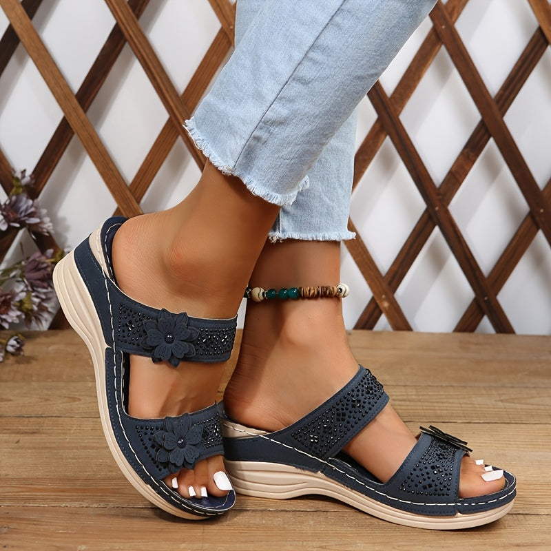 CRISTINA | Sandalias Confort Compensadas Rosalie