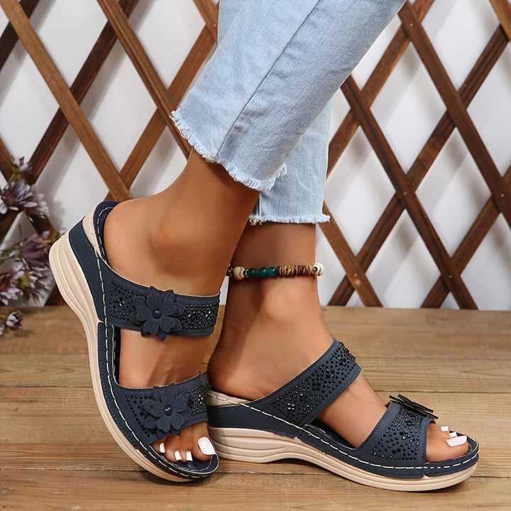 CRISTINA | Sandalias Confort Compensadas Rosalie