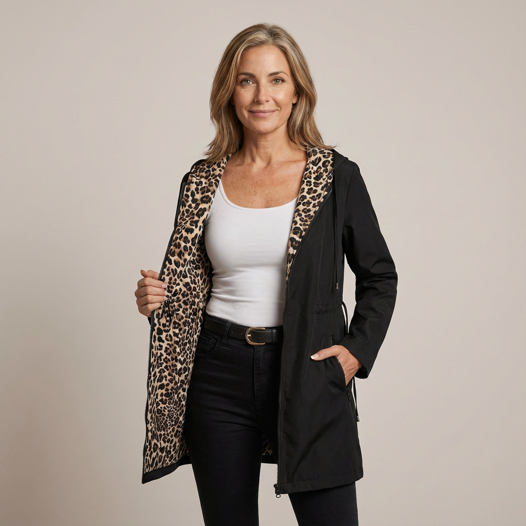 Abrigo con Capucha Reversible Nikkie™