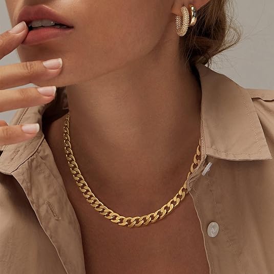 Collar de Eslabones Cubanos Grande