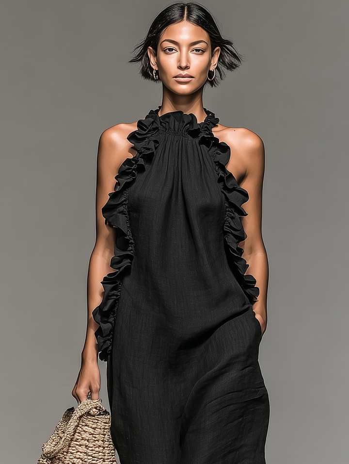 Gloria™ Vestido maxi con bolsillos laterales