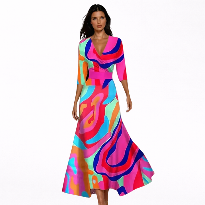 Emilia | Maxi Vestido Floral Elegante