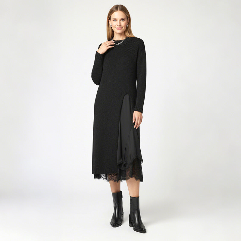 Françoise™ | Conjunto vestido + suéter cálido y elegante