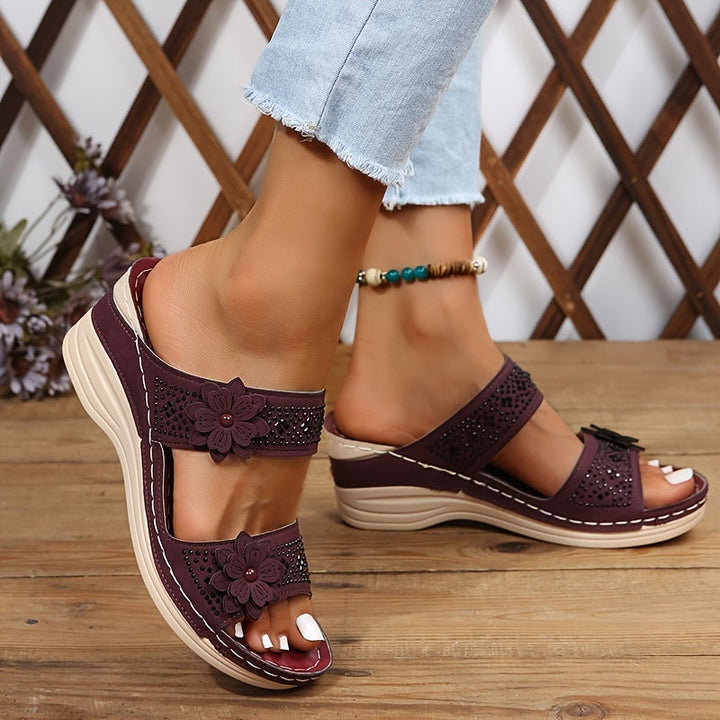 CRISTINA | Sandalias Confort Compensadas Rosalie