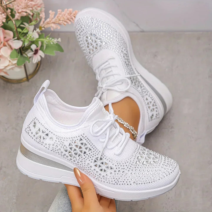 Giselle – Zapatos ortopédicos con strass brillantes