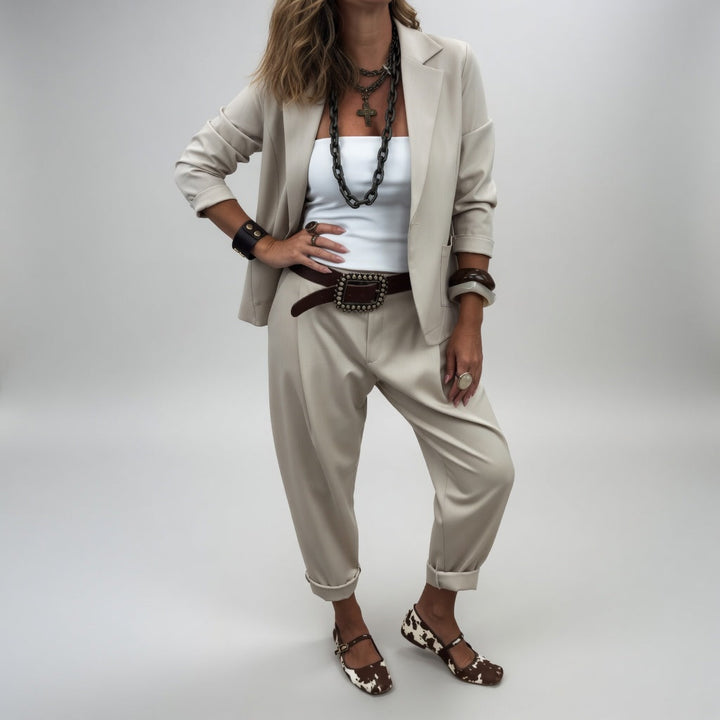 Gaïana™ — Traje de pantalón fluido elegancia casual