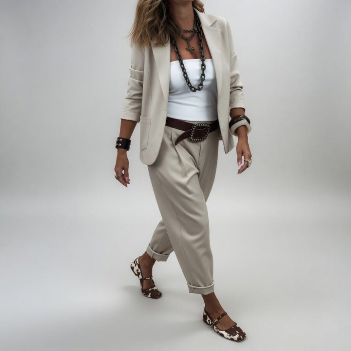 Gaïana™ — Traje de pantalón fluido elegancia casual