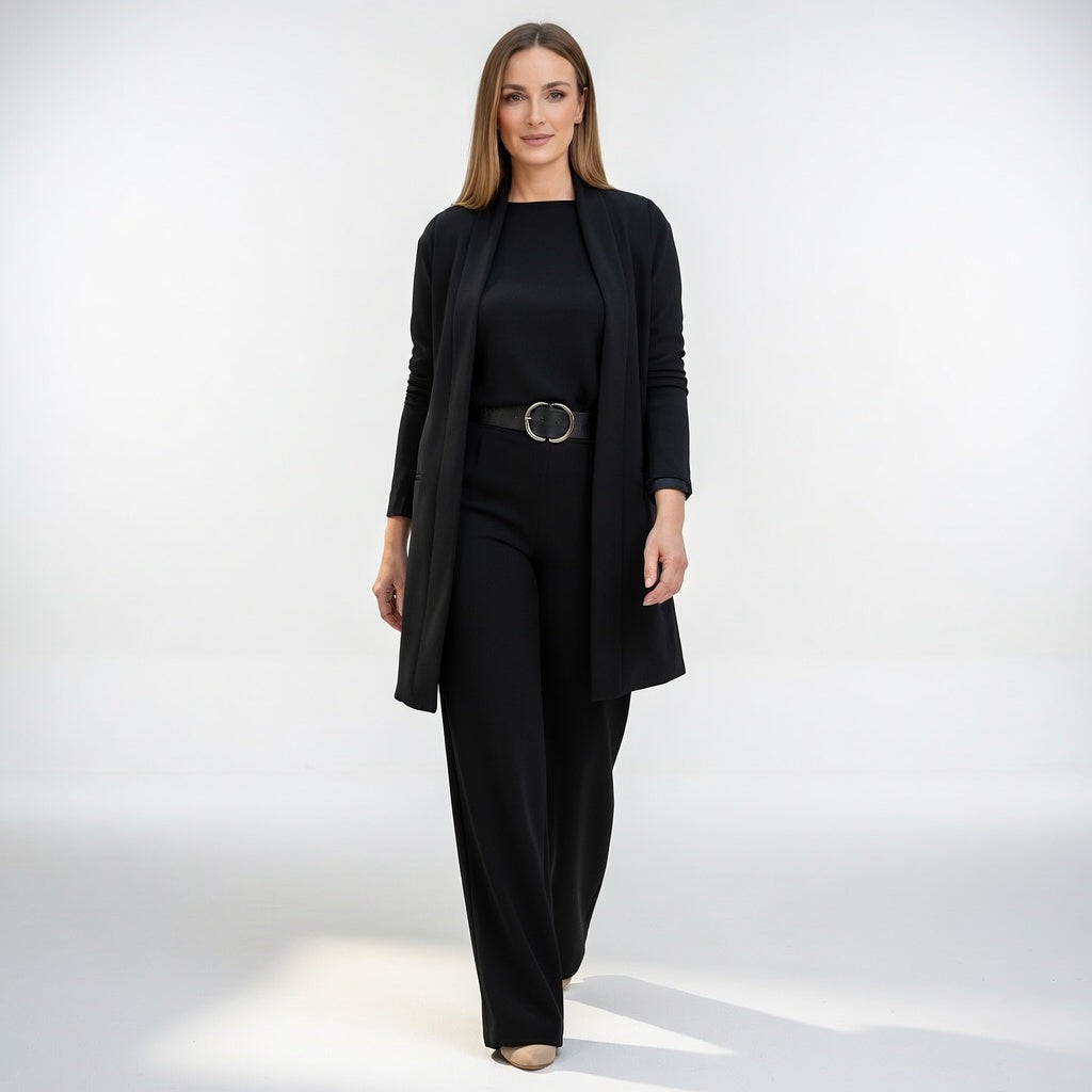 Éloria™ — Conjunto negro elegante estructurado moderno