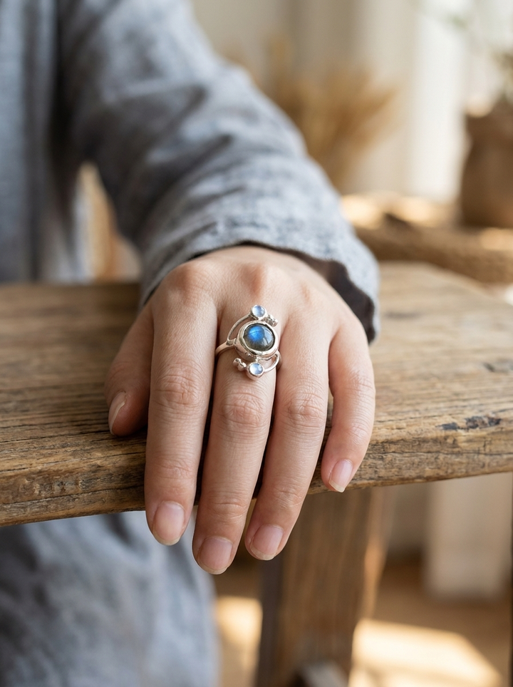 Anillo Océano Azul™ – Brillo y Elegancia