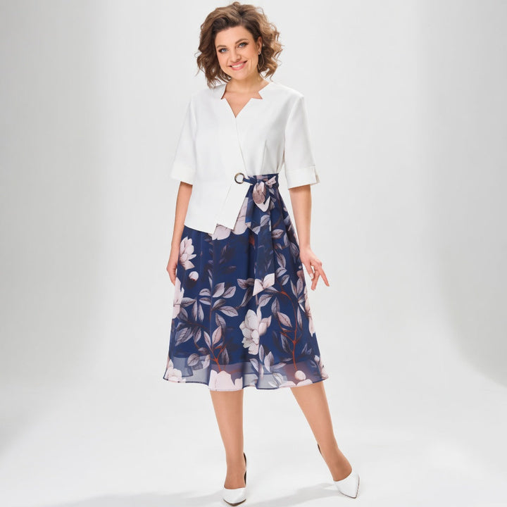 Mélusina™ — Conjunto de falda floral elegancia romántica