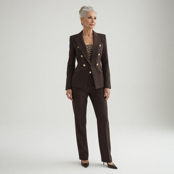 Odette™ — Traje pantalón chic fluido