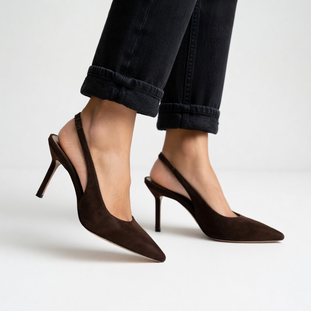 Élissane™ — Zapatos de tacón abiertos elegantes femeninos ergonómicos
