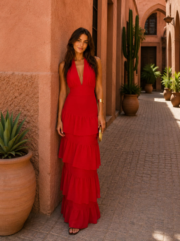 Manila | Vestido Rojo