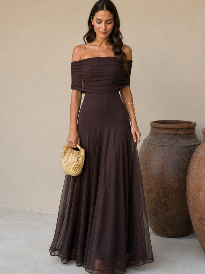Almudena | Vestido Toledo color marrón