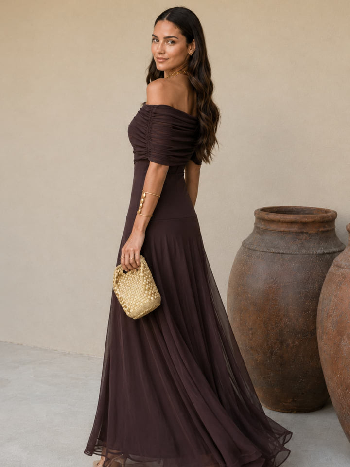 Almudena | Vestido Toledo color marrón