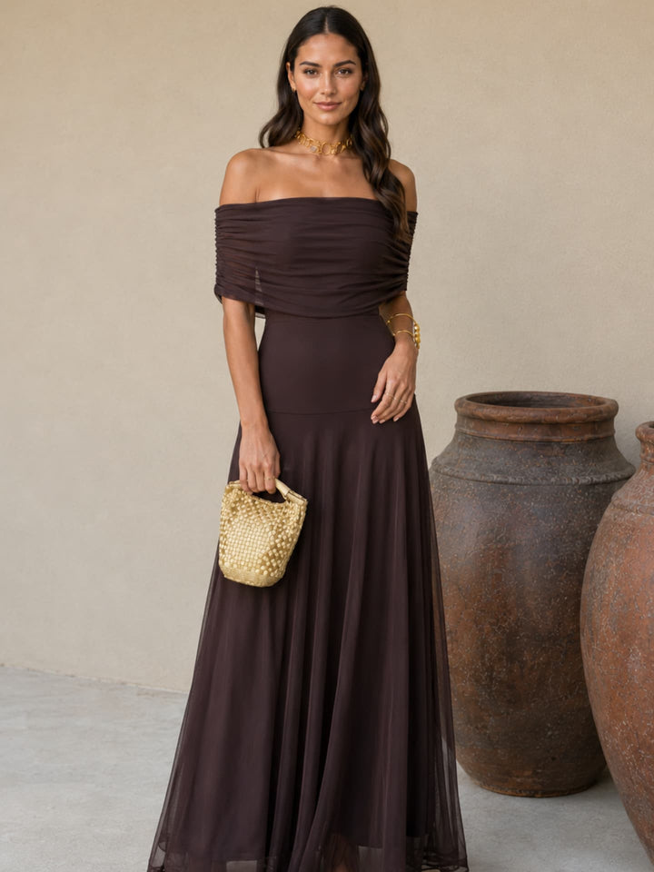 Almudena | Vestido Toledo color marrón