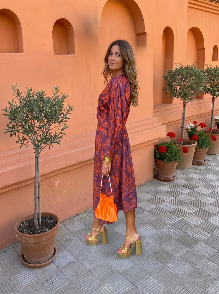 Vega | Vestido midi estampado
