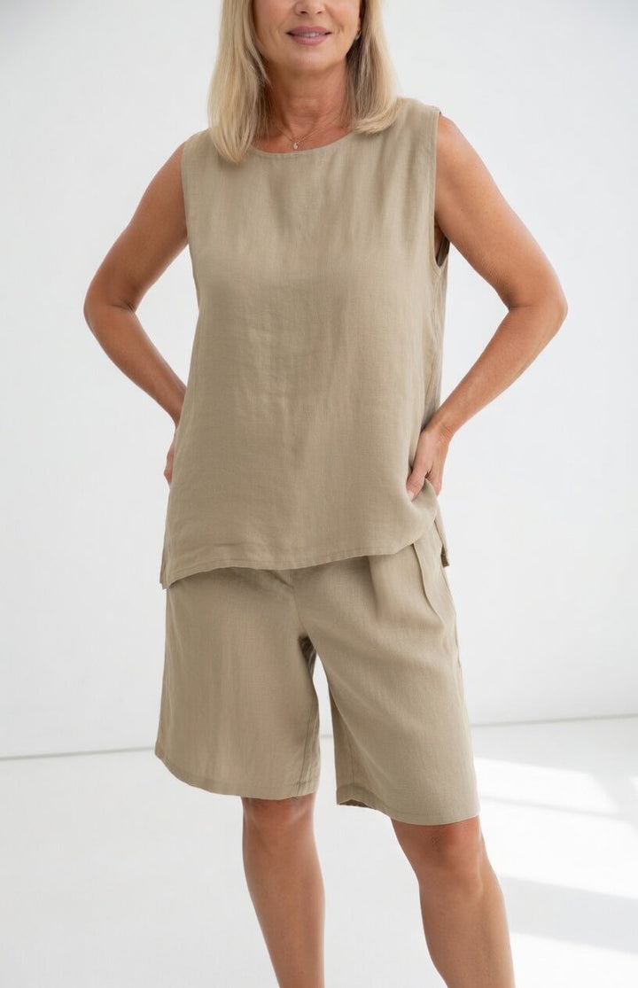 Alméline™ — Conjunto fluido de verano sin mangas
