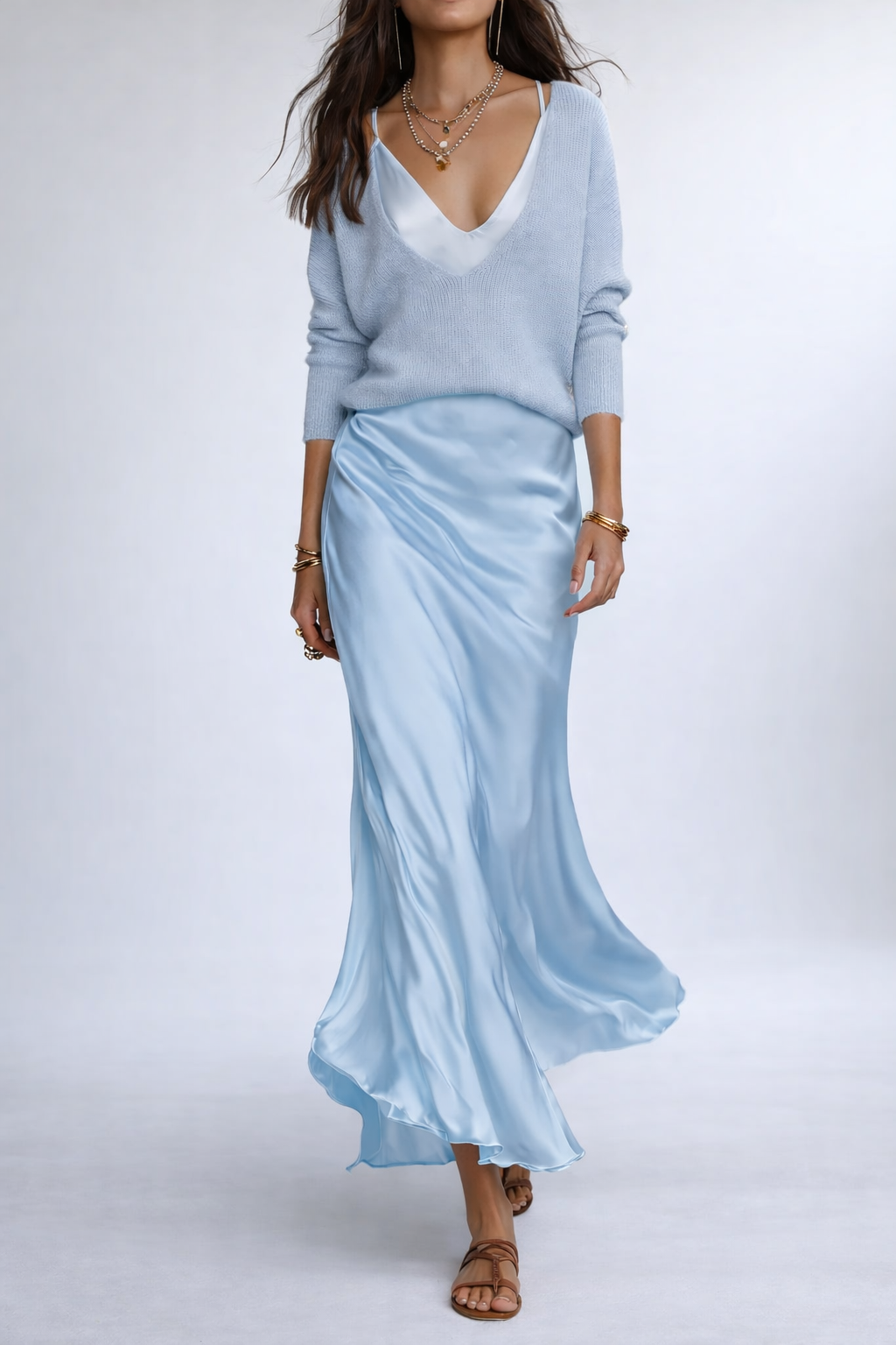 Célestiane™ — Conjunto fluido elegante femenino atemporal